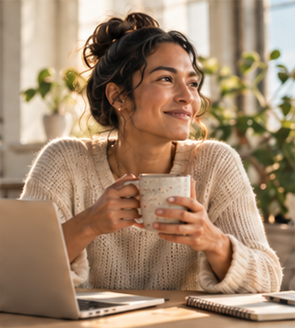 Focused work at a sunlit desk — the hours the afternoon fade steals